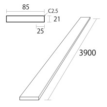 [�n�C�e�N�E�b�h] �Œ葋�g ��85x��3900(mm) 
