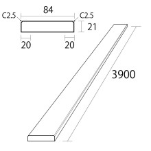 [�n�C�e�N�E�b�h] �Œ�p�J���g ��84x��3900(mm) 