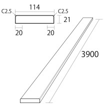 [�n�C�e�N�E�b�h] �Œ�p�J���g ��114x��3900(mm) 